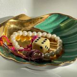 Shell-shaped ashtray and pocket tray Limoges France