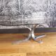 Table basse ovale 1970