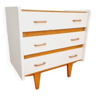 Vintage chest of drawers painted white