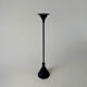 Vintage Post Modern Candle Holder In Black Metal