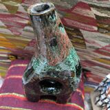 Tamegroute Vase, Handmade Ceramic Glazed Pottery, Authentic Craftsmanship
