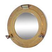 Brass window mirror ' 30cm'