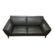 Roche Bobois Réflexion model sofa in taupe leather, 2.5 seats.