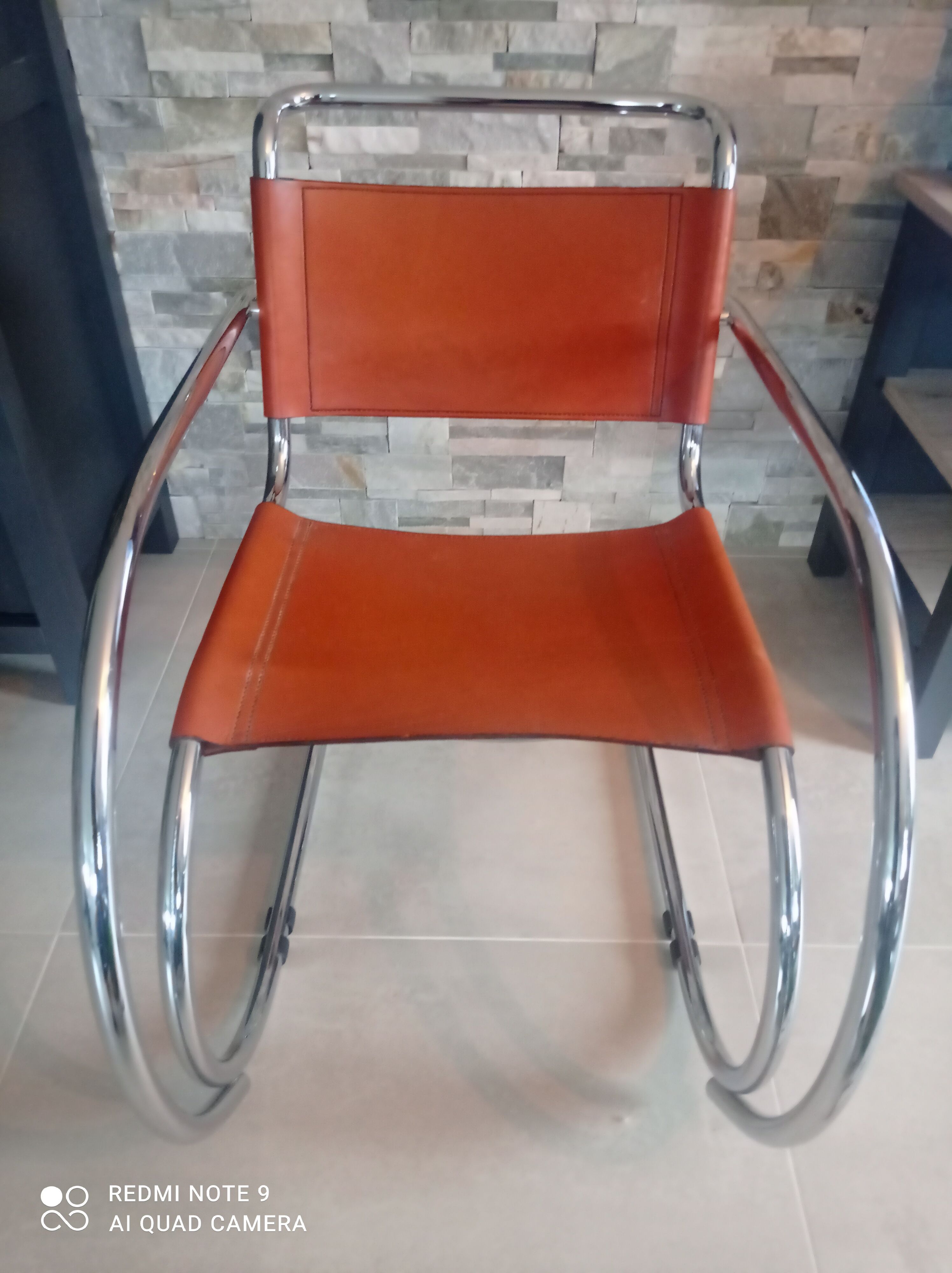 Armchair MR 20 by Ludwig Mies Van Der Rohe 80s