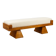 Ash bench. Handmade work from the 20th century.