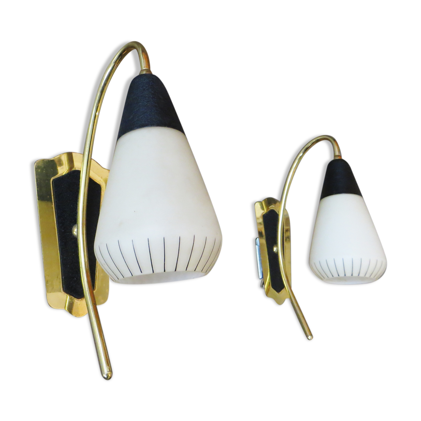 Pair of wall lamps 60s