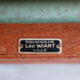 Vintage school desk Leo Wiart