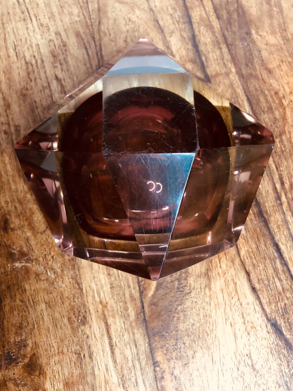 Murano glass ashtray