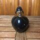 Old michel caugant terrine duck shape ceramic green golden vintage #a409
