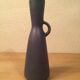 Vintage Scandinavian style blue ceramic vase