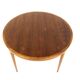 Dining table in walnut, "Facett 3-132" Bertil Fridhagen, Sweden.
