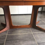 Vintage extendable table Baumann 1970s