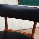 Set of 4 Scandinavian chairs by S. Chrobat for Sax