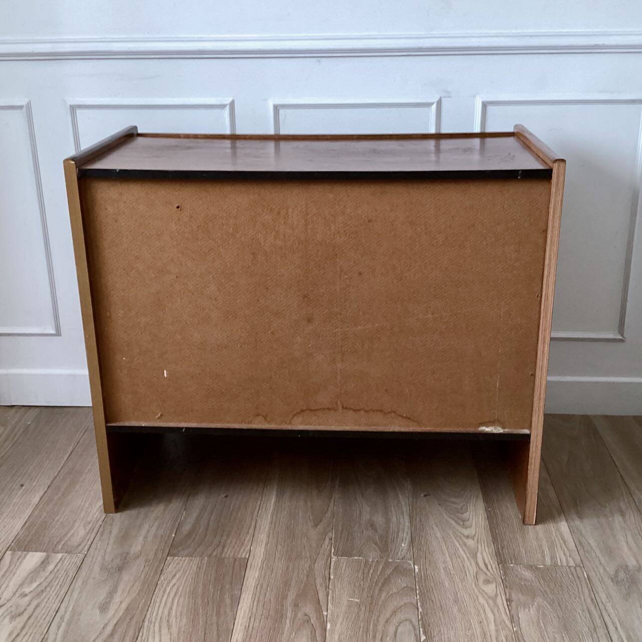 80s wooden chest of drawers