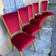 Lot de 5 chaises vintage
