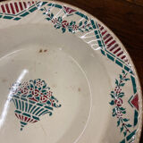 Round iron earth dish Moulin de loup Florida Grimaud Poitiers