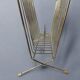50s magazine rack in brass and scoubidou