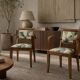 Paire de fauteuil Bridge