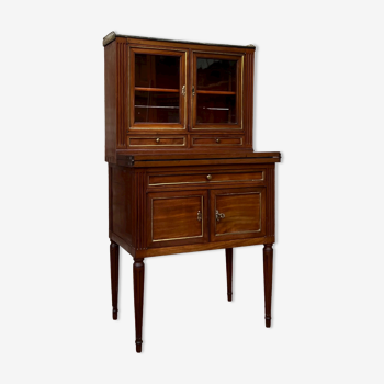 Office Bonheur-du-jour Mahogany period Louis XVI XVIII th century