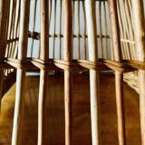 Large vintage wicker basket