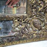 ANCIENT MIRROR WITH PARCLOSES FROM THE NAPOLEON III ERA