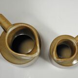 TWO STONEWARE jugs from Brenne