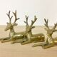 Trio deer brass vintage 1970