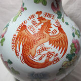 Large porcelain vase Chinese pink family China