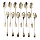 Christofle cluny 12 spoons 19.5 cm cocktail mazagran jam soda new condition