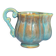 Charming turquoise and amber fluted ceramic – Atelier Le Brusc (Var)