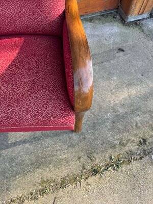 Hungarian Art Deco Armchairs, 1930s, Set of 2