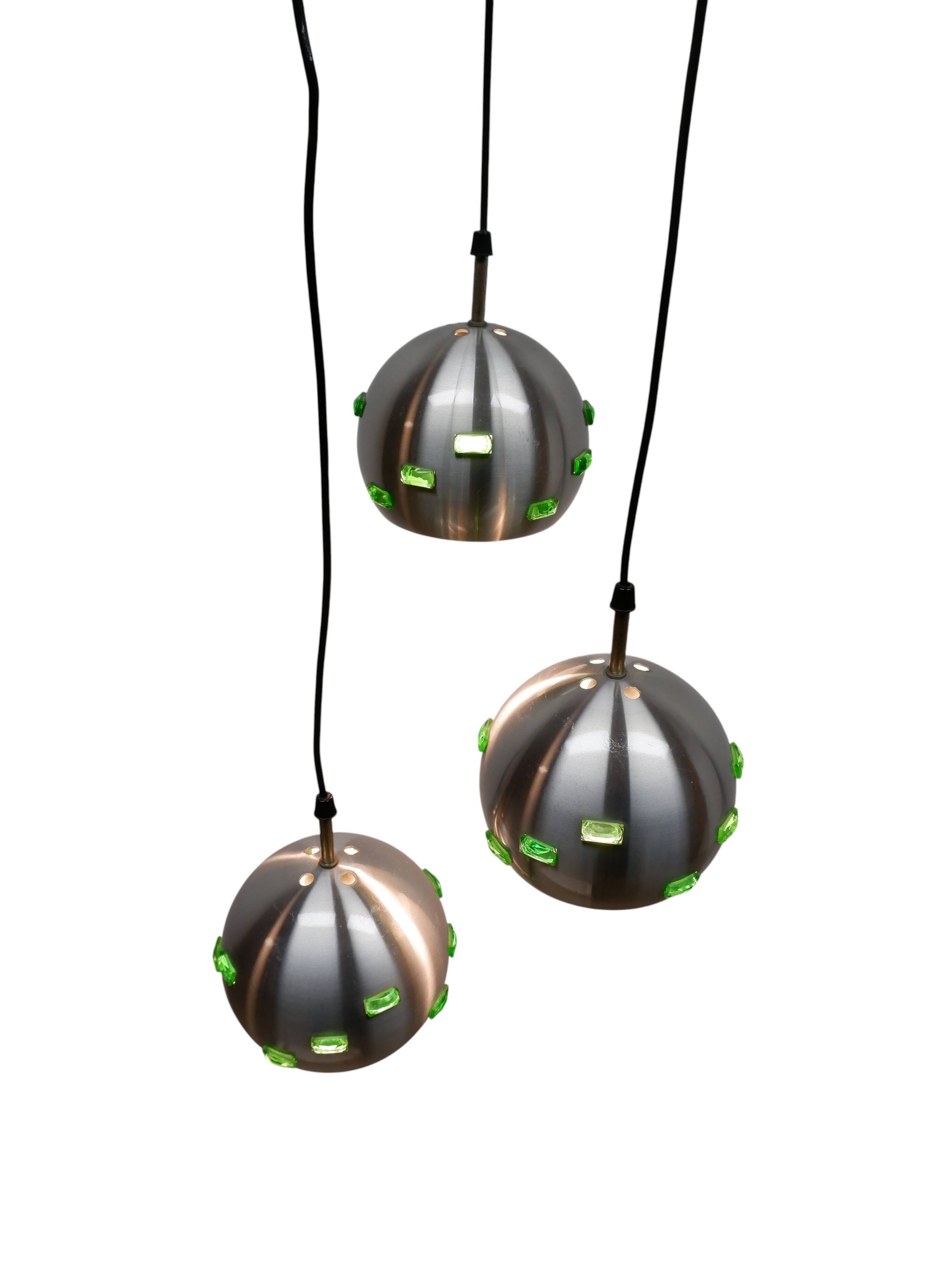 Space age cascade hanging lamp, 1970s