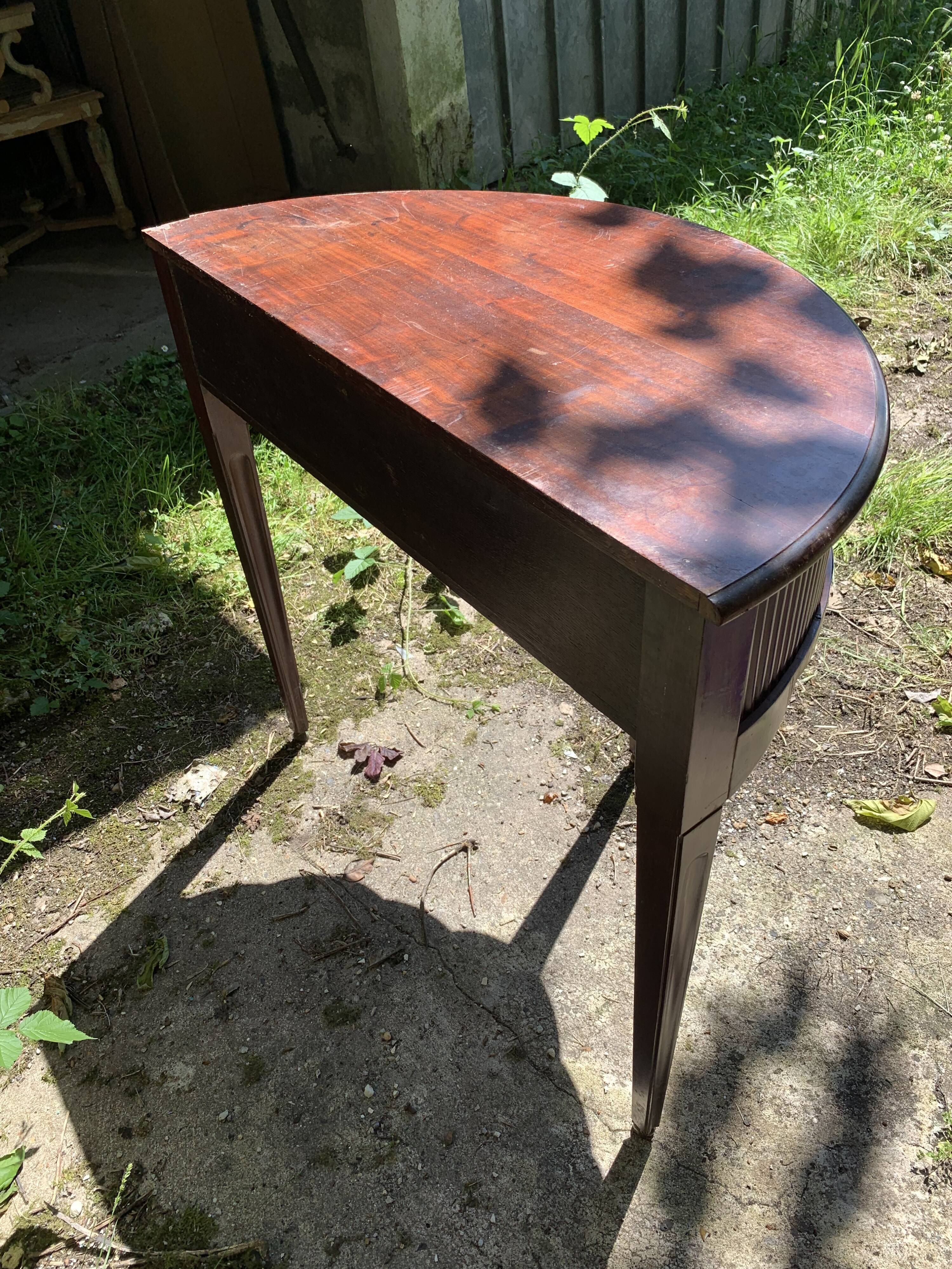 Dutch mahogany console 19th century