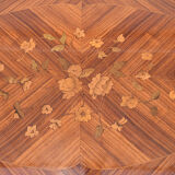 Coffee table in rosewood marquetry