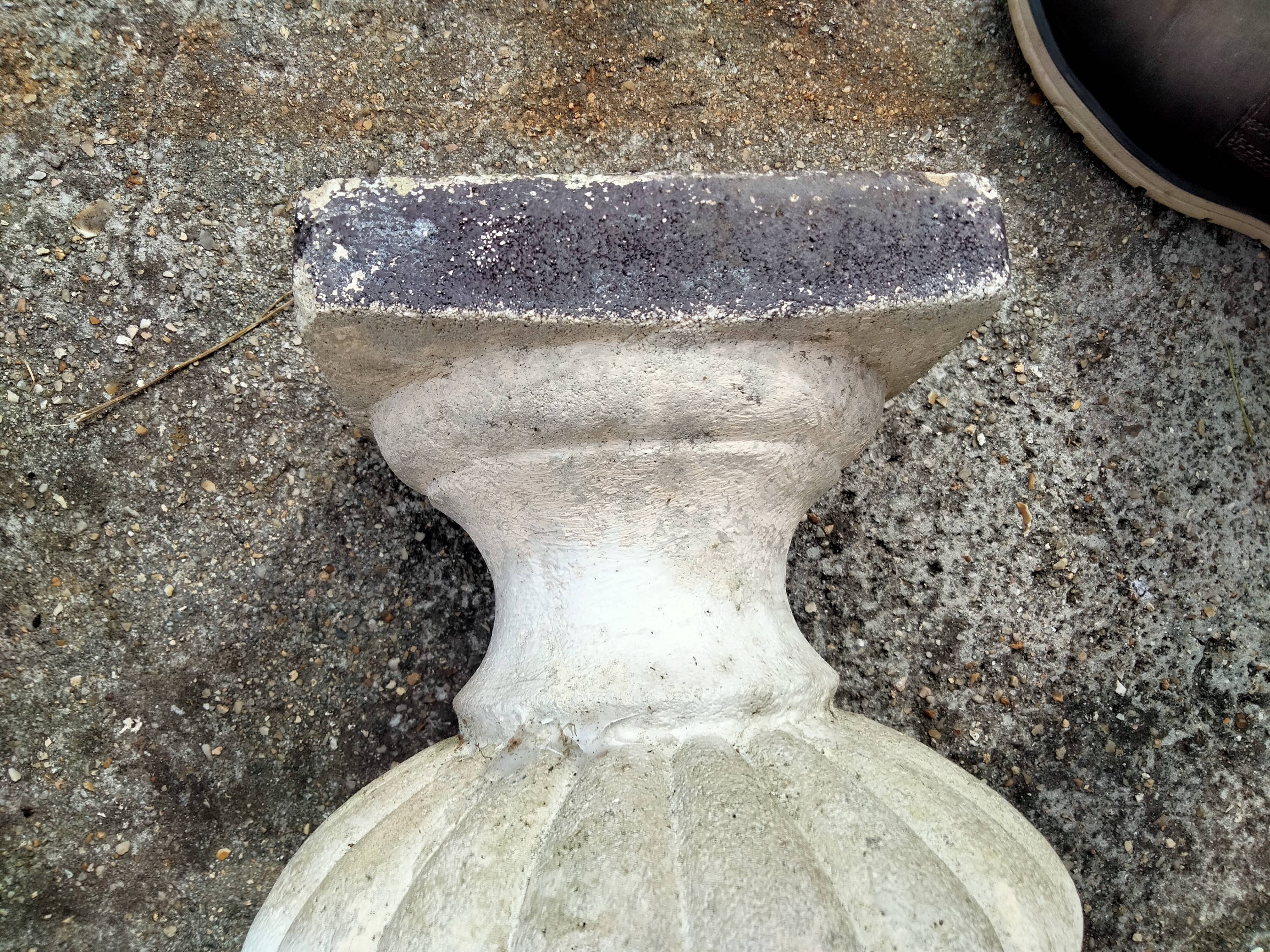 Pair of Medici vintage antique stone planters