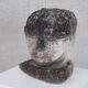 Unusual carved stone french head sculpture