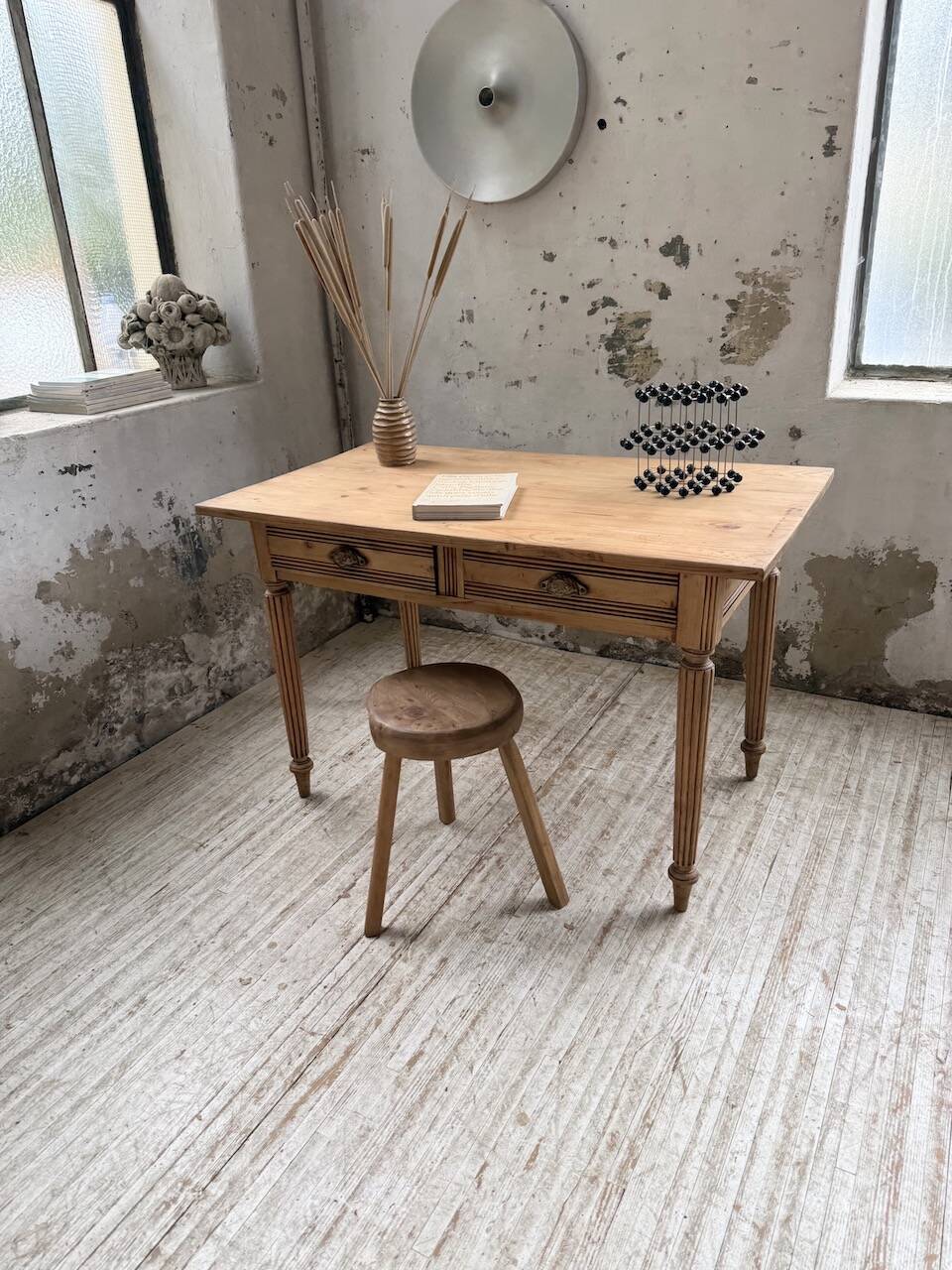 1950s pine desk