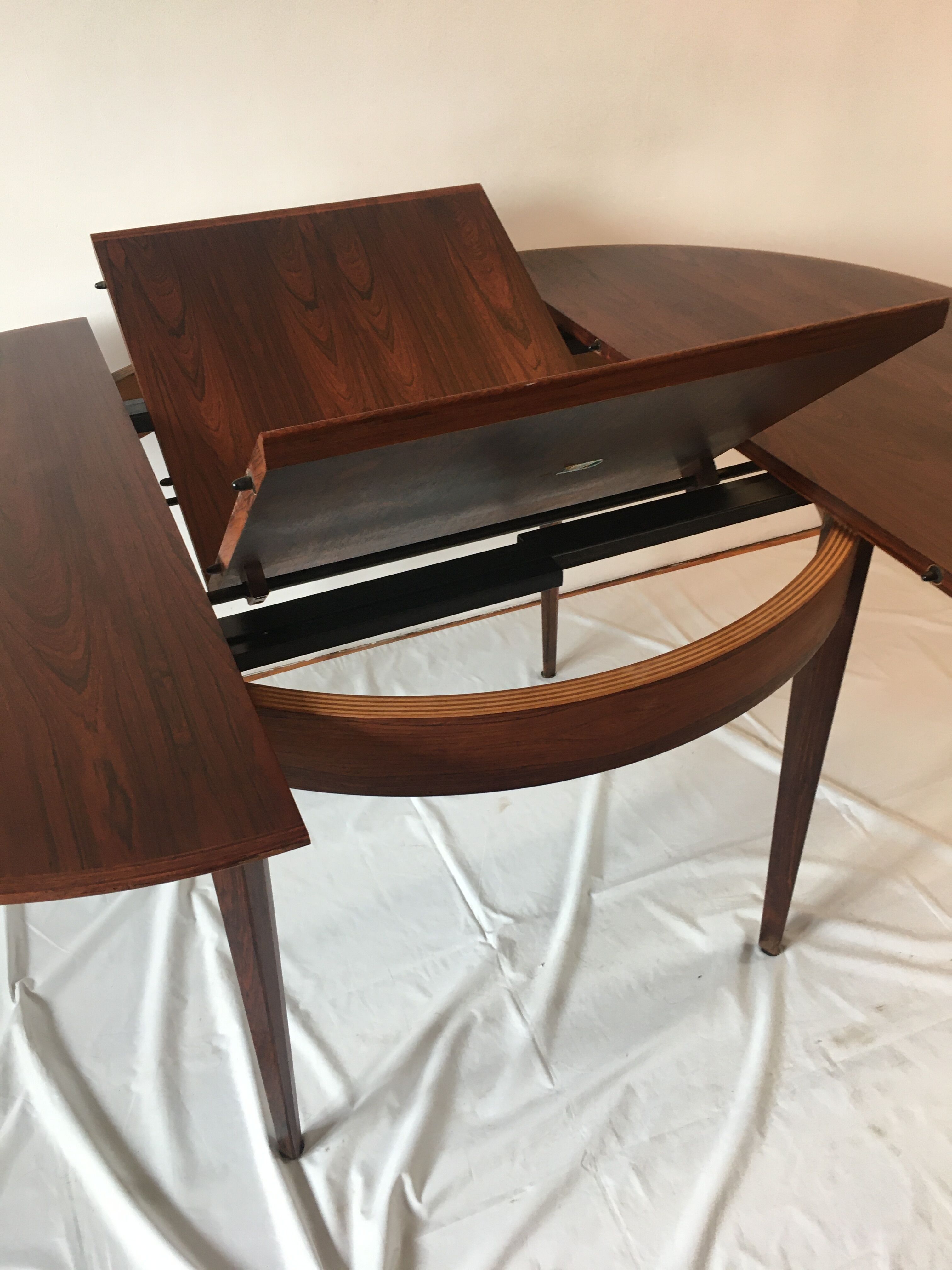 Table extensible en palissandre de Rio