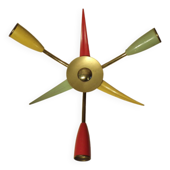 Sputnik wall lamp 1950-60