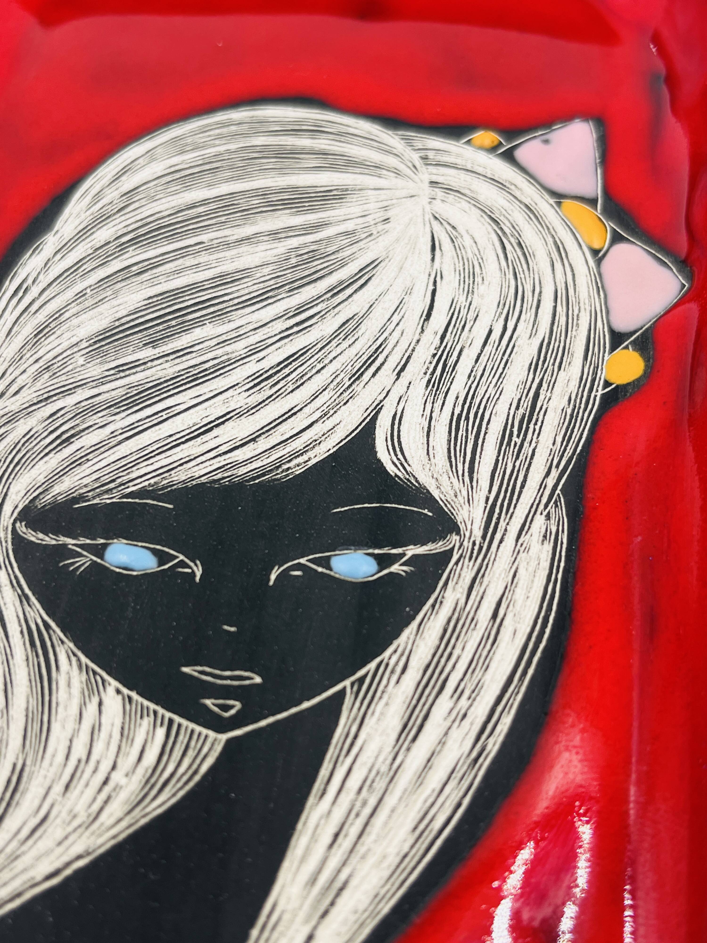 San Marino catchall tray signed Rita