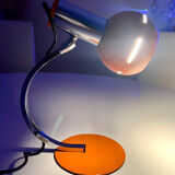 Targetti lamp vintage 1960s space age orange chrome