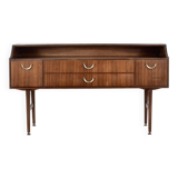 Midcentury Meredew Teak And Brass Sideboard. Vintage Modern / Danish Style / Scandinavian.