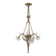 Antique bronze chandelier in Louis XV style