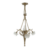 Ancien Lustre En bronze style Louis XV