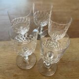 Verre à pied vintage en lot