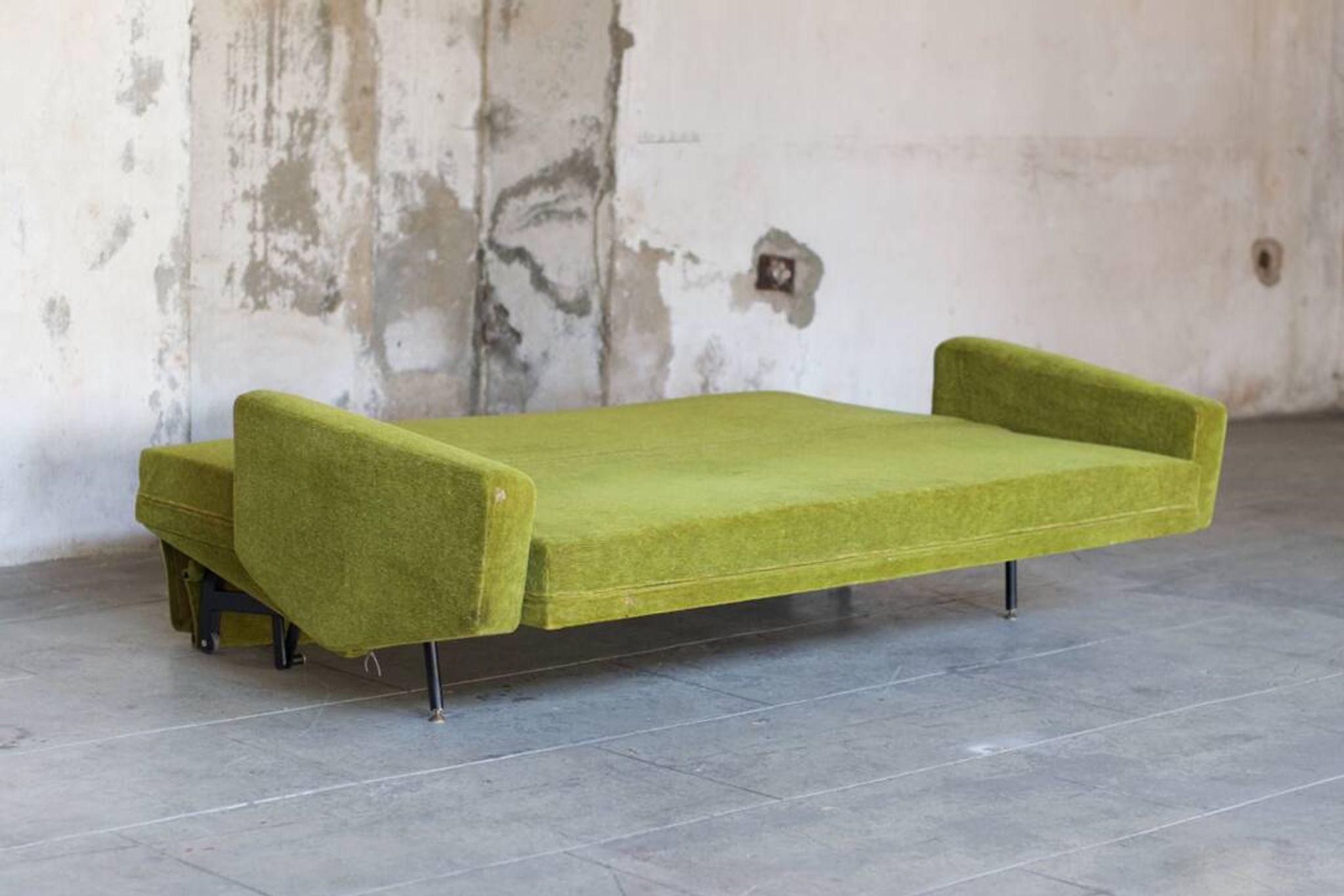 Set de salon canapé - 2 fauteuils design 1960 par Paul Geoffroy Troika Airborne