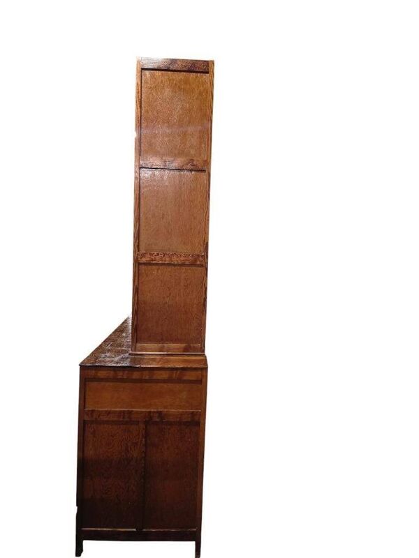 Vitrine industrielle vintage XL haute / armoire de laboratoire / armoire