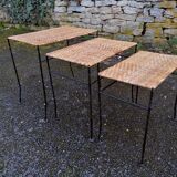Nesting tables. vintage.
