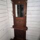 Antique coat rack in solid oak