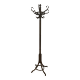 Vintage curved wooden parrot coat rack — Thonet style
